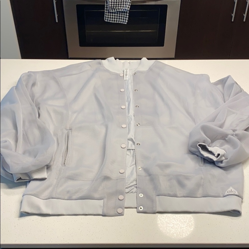 ALO Yoga Field Jacket in Grey NWT L - Picture 2 of 11